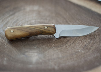 paring knife with olivewood handle